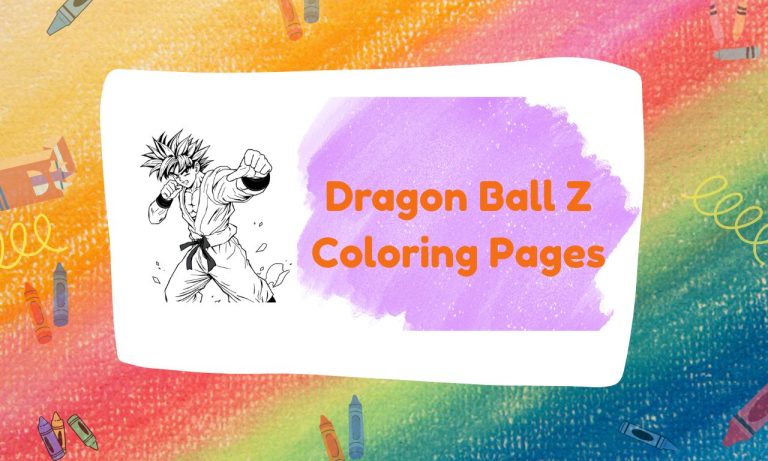 Dragon Ball Z Coloring Pages (Free PDF Printables)