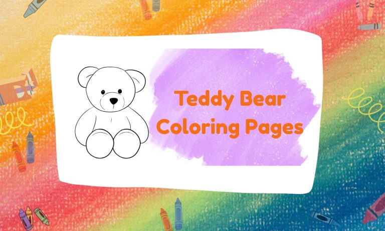 Teddy Bear Coloring Pages (Free PDF Printables)