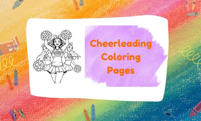 Cheerleading Coloring Pages