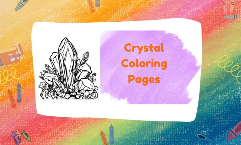 Crystal Coloring Pages