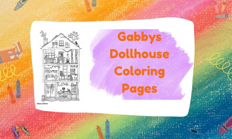 Gabbys Dollhouse Coloring Pages