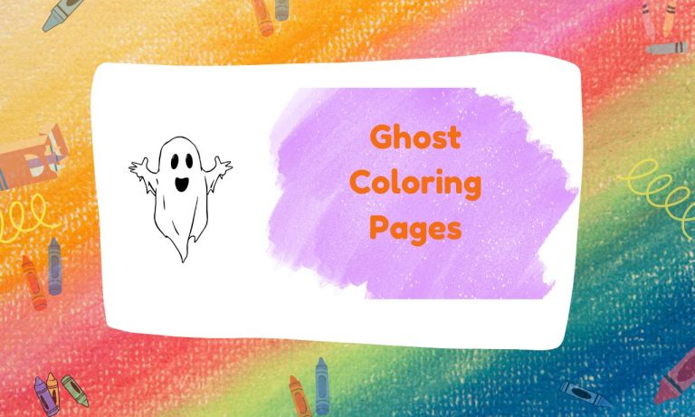 Ghost Coloring Pages
