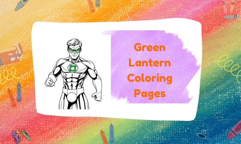 Green Lantern Coloring Pages