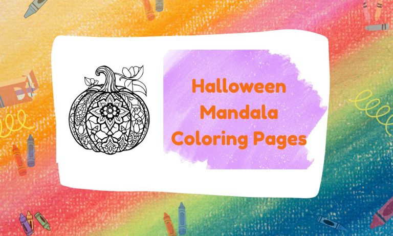 Halloween Mandala Coloring Pages
