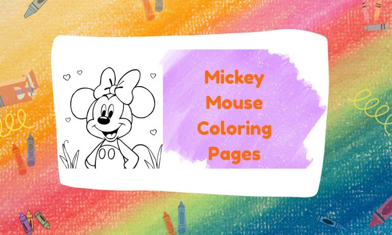 Mickey Mouse Coloring Pages