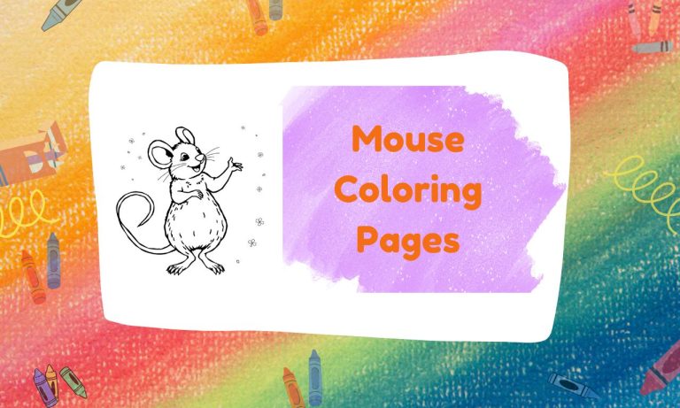 Mouse Coloring Pages