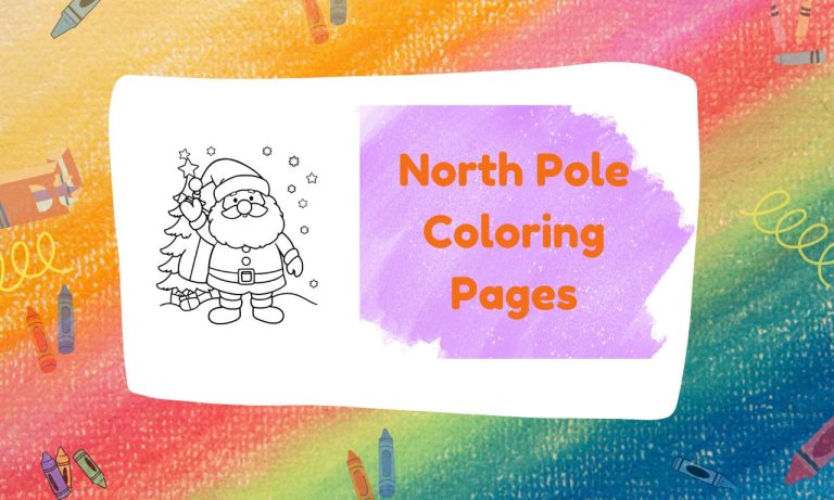 North Pole Coloring Pages