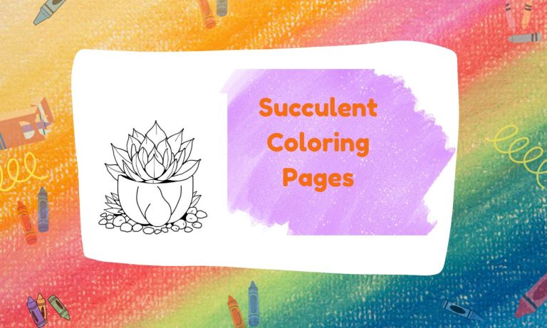 Succulent Coloring Pages