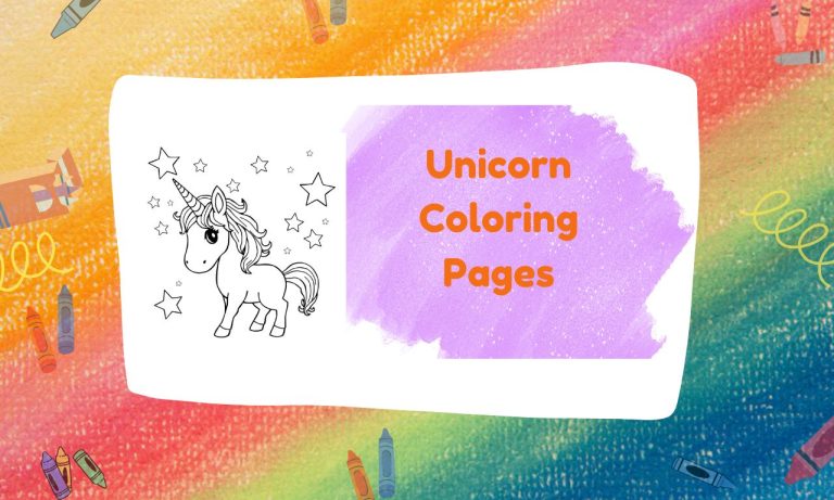 Unicorn Coloring Pages